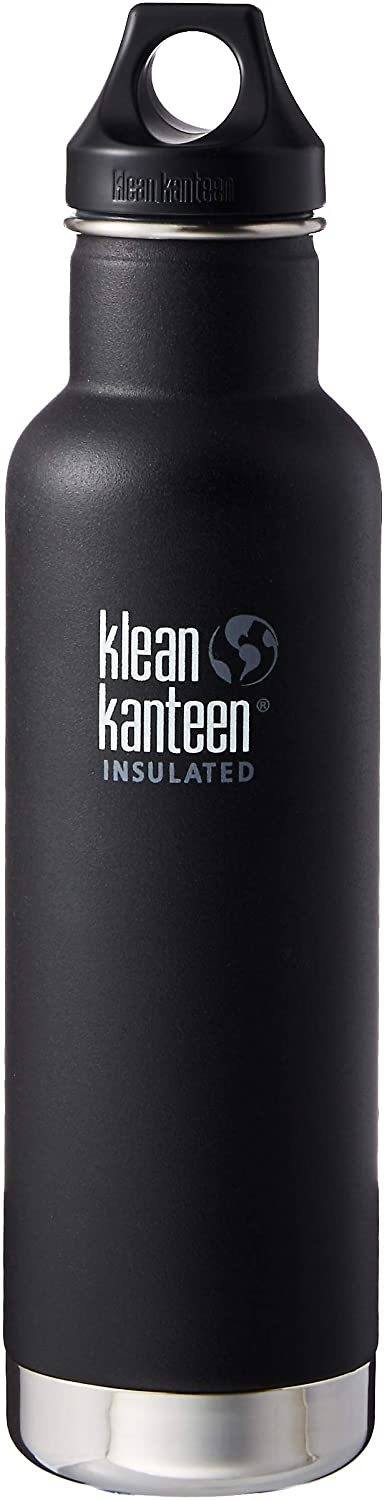 Klean Kanteen Classic Stainless Steel Double Wall Insulated Water Bottle with Loop Cap Klean Kanteen Classic Stainless Steel Double Wall Insulated Water Bottle with Loop Cap