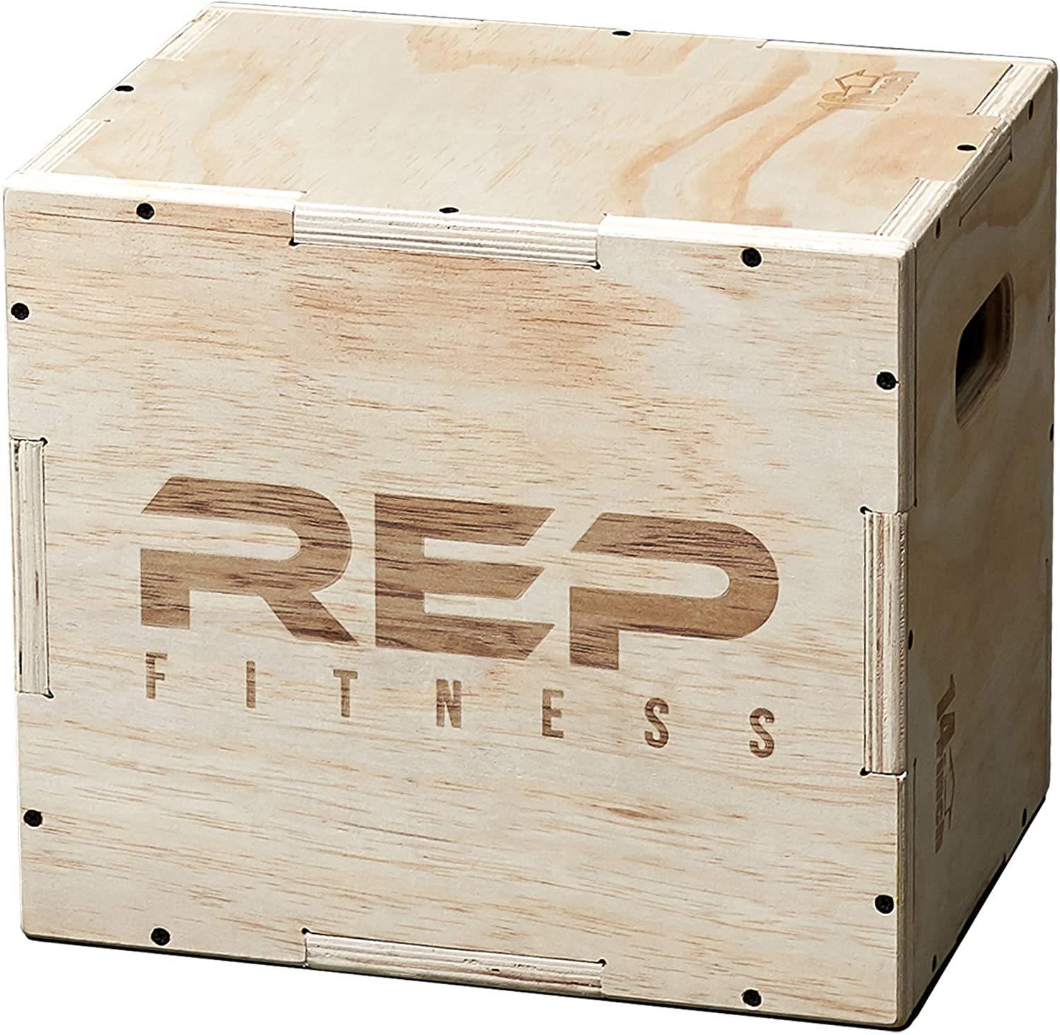 REP FITNESS Unassembled 3 in 1 Wood Plyometric Box