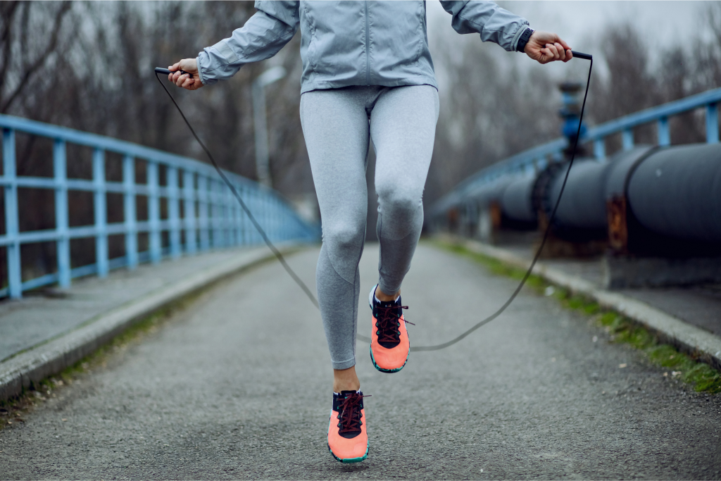 Jumping rope home gym