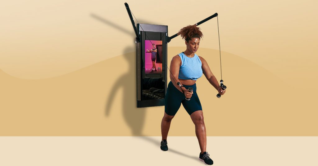 woman exercising