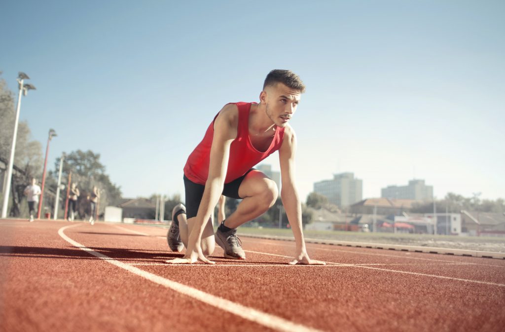 man running