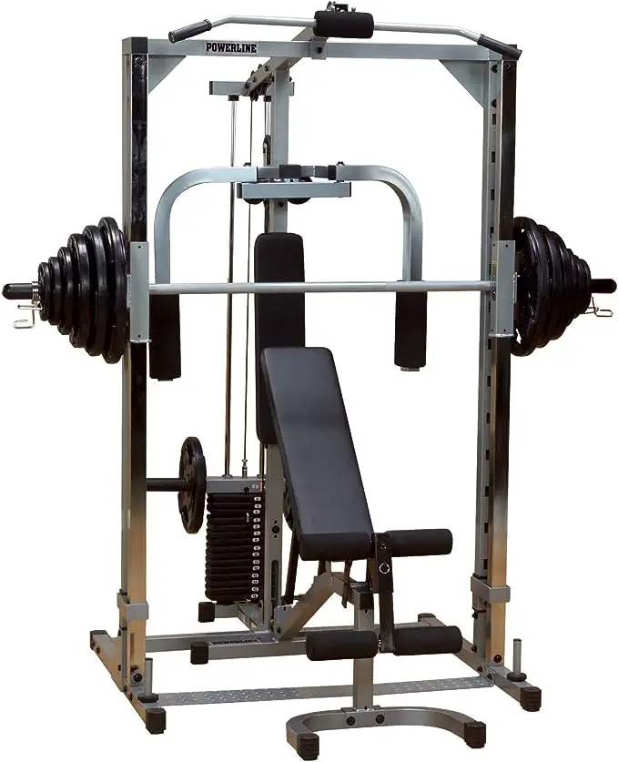 A smith machine for a smart home gym or home gyms or home gym system with no need for a functional trainer