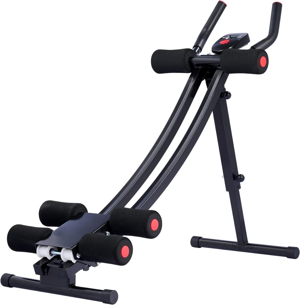 Ab Crunch Coaster with 4 Intensities and Digital Display