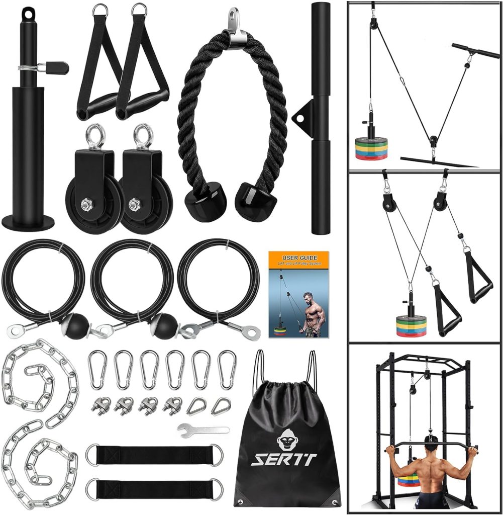 SERTT Weight Cable Pulley System Gym