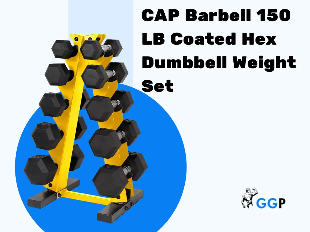 CAP Barbell Coated Hex Dumbbell Set